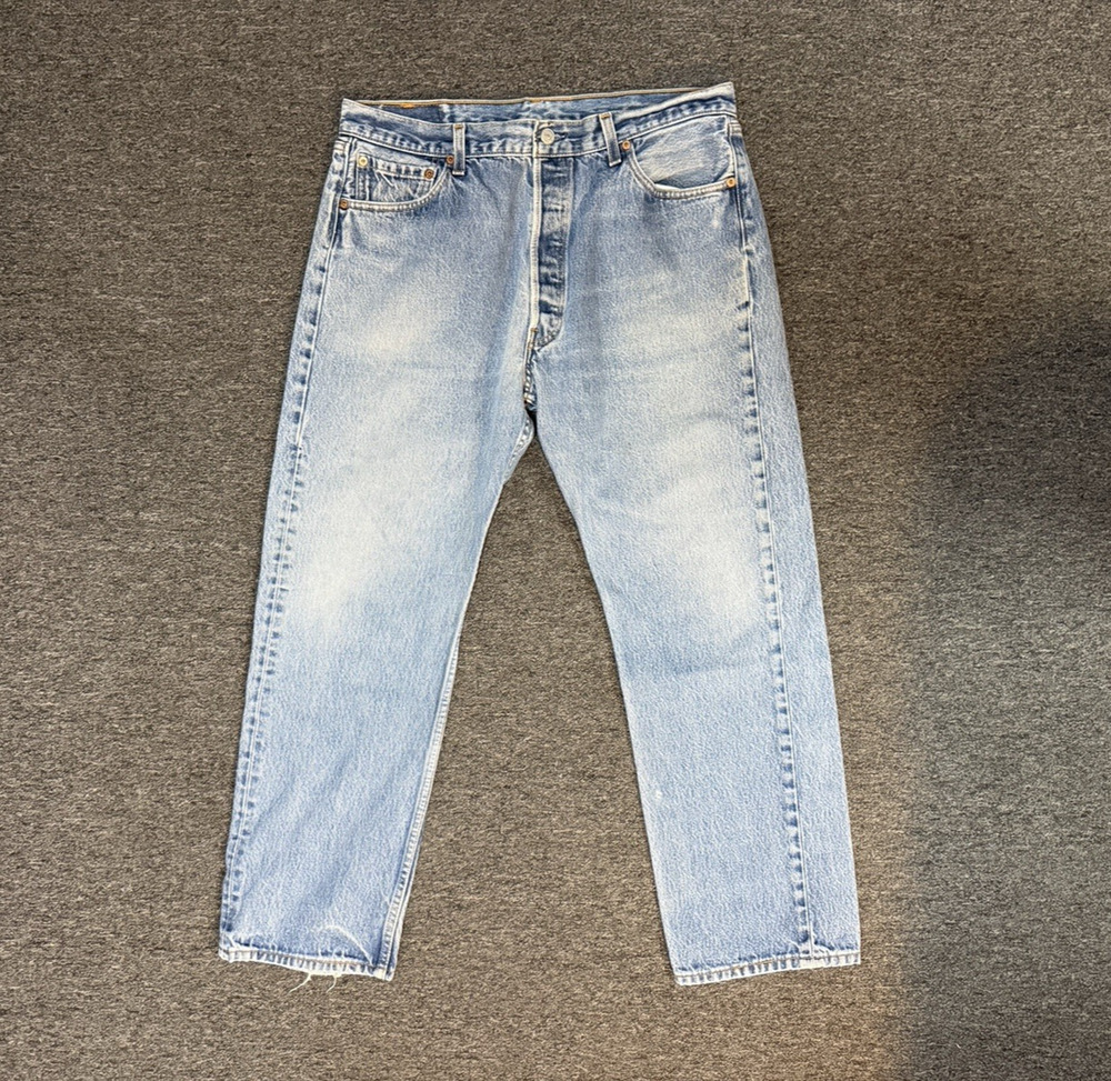 VTG 90's LEVI'S 501xx Blue Jeans Denim 100% Cotton Men's W38xL32 Made In USA